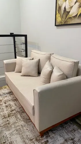 Conjunto de Sofá 3 lugares e duas Poltronas