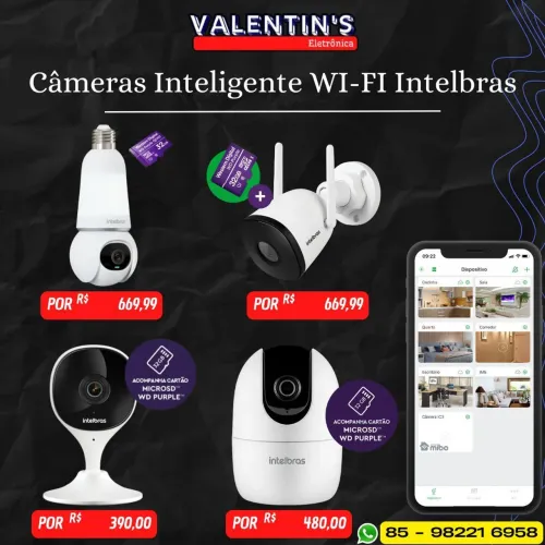 Câmeras de Segurança Inteligente Wi-fi Intelbras