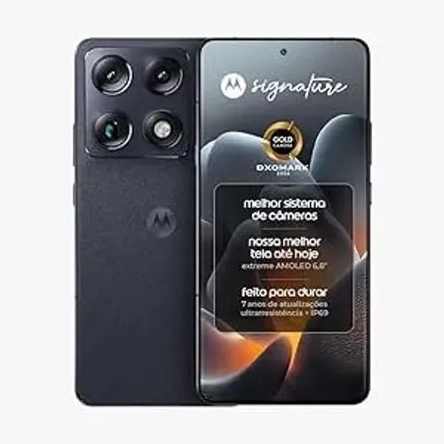 Motorola Signature 5G - 512GB 24GB RAM - PRETO - LACRADO NOVO COM NF