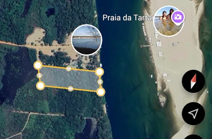 Rancho Área no Peixe ao lado da Pousada Rosa de fogo