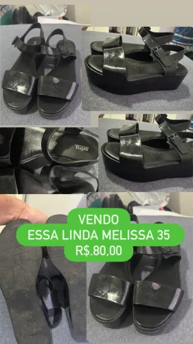 Tenho essas sandálias e esses tênis pra sair hoje !!
