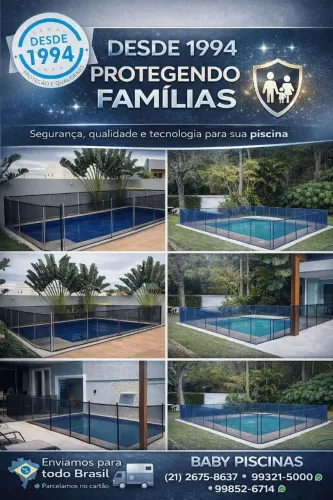 Cerca para Piscina Removível em Alumínio | Segurança Total | Entrega para Todo Brasil