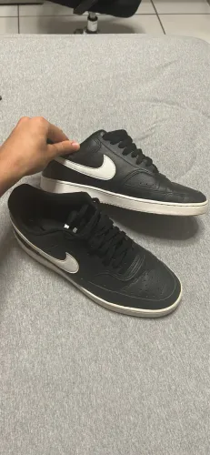 Nike Court Vision Low Preto e Branco
