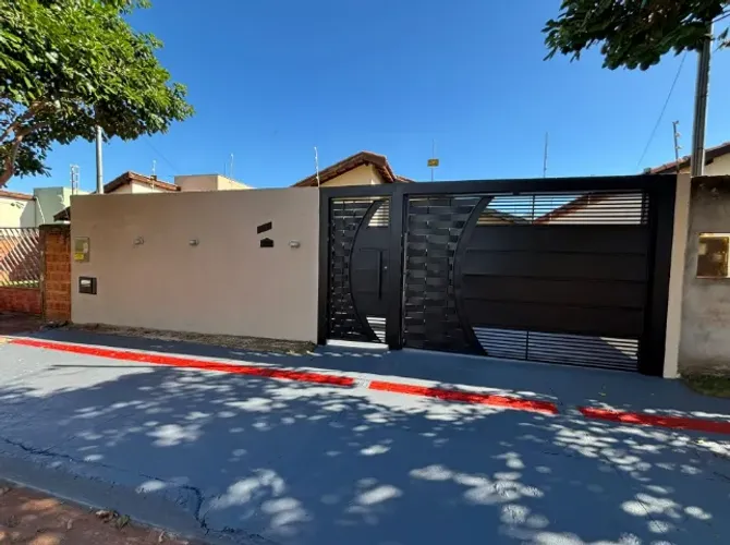 Casa com energia solar