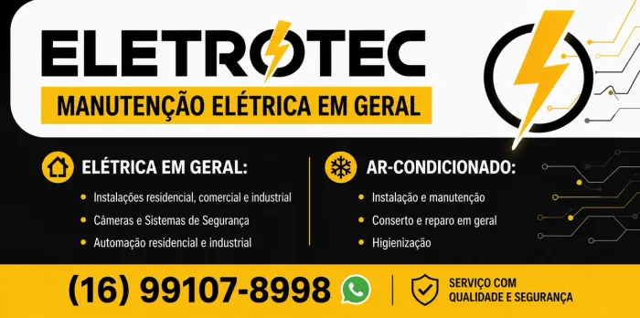 Eletricista Residencial, Comercial e Industrial