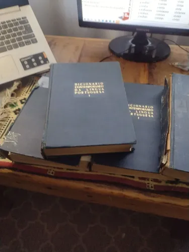 Diccionario contemporâneo da língua portuguesa edição 1958 5 volumes