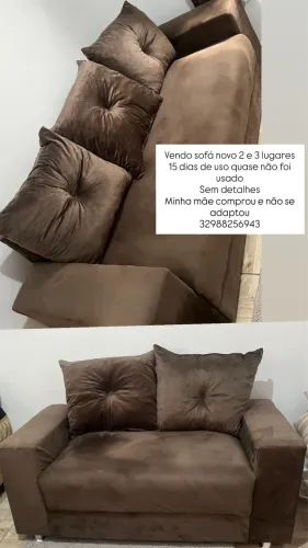 Sofá novo 2 e 3 lugares