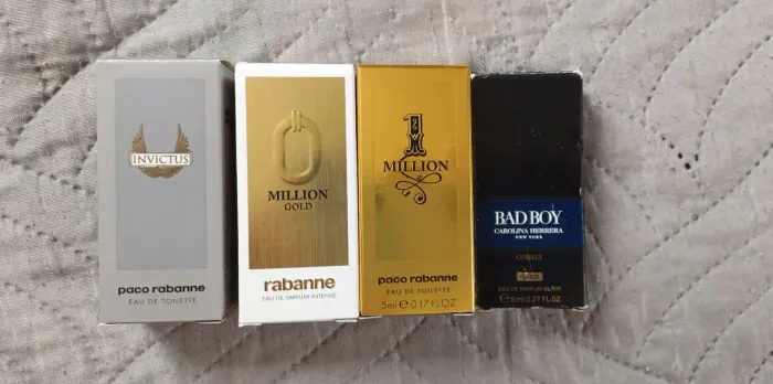 One milion EDT - One Million Gold - Invictus - Bad boy Elixir - Carolina Herrera