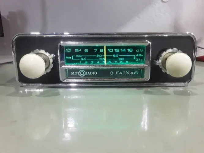 Radio Motoradio 3 Faixas com Bluetooth Kombi Brasilia Fusca
