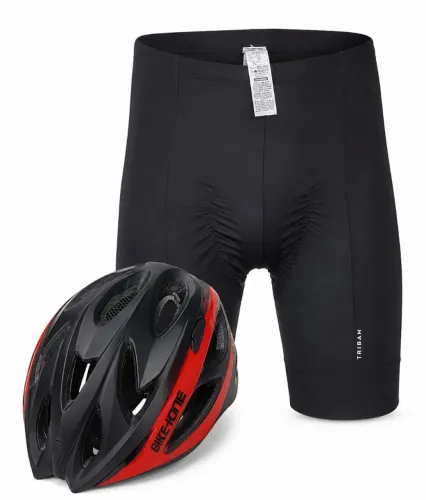 Capacete ciclista+Calção G ciclista