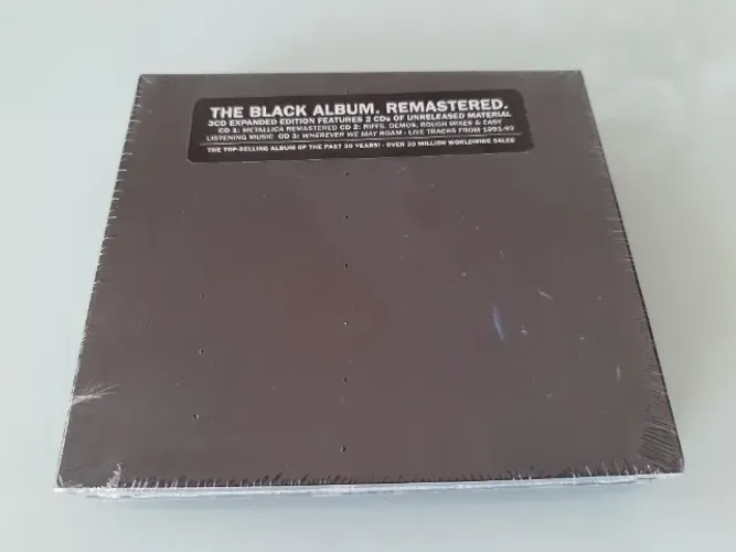 CD Metallica Black Album Triplo Expanded Edition Remasterizado Deluxe