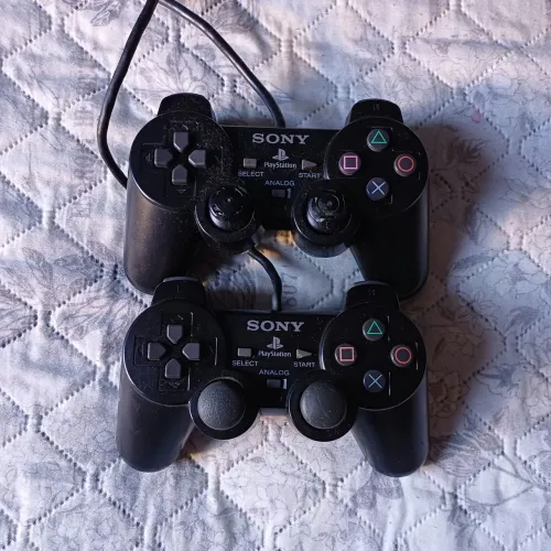 Controle Original PS2 Série M Rara + Controle série A