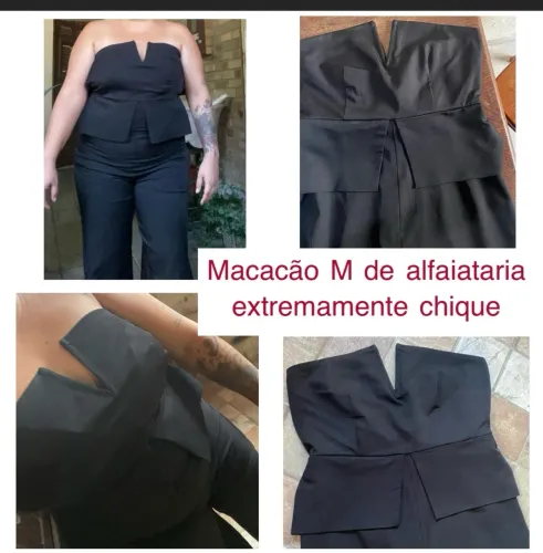 Macacão M de alfaiataria