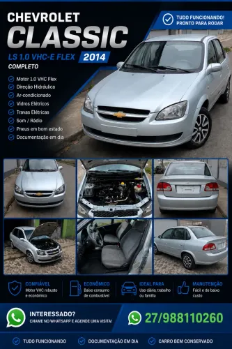 Chevrolet Classic Life/ls 1.0 VHC Flexp. 4P 2014