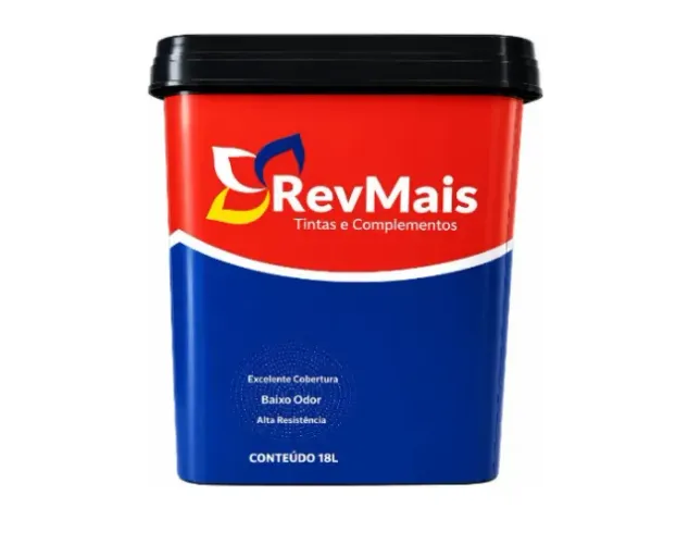 Tinta Acrílica Revmais Balde 18 Lts Branco Neve