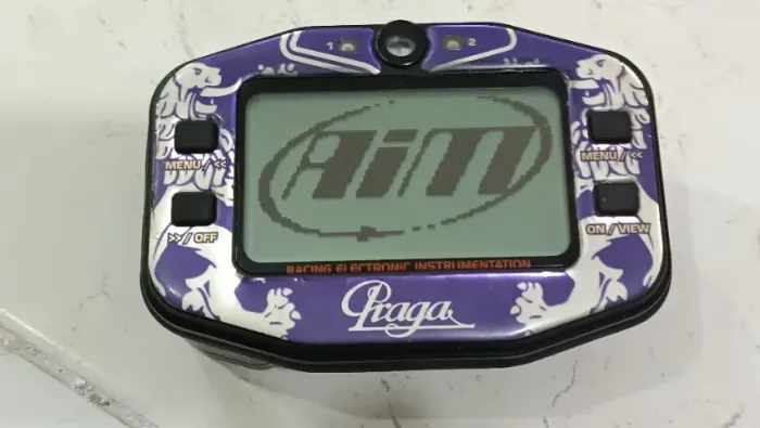 Painel AIM Mychron4 para kart com sensor magnético e RPM