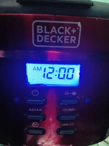Cafeteira Black & Decker programável.