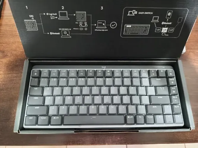 Teclado Logitech MX Mechanical Mini - Pouco Uso