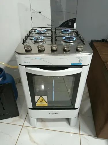 Fogao esmaltec acedimento automatico funciona perfeitamente