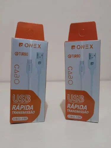 Cabo USB Onex R$ 20,00 cada