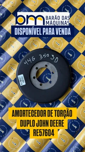 AMORTECEDOR DE TORÇÃO DUPLO JOHN DEERE RE57604