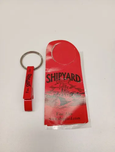 Abridor garrafas multi chaveiro Cerveja Shipyard oficial import USA metal embal original