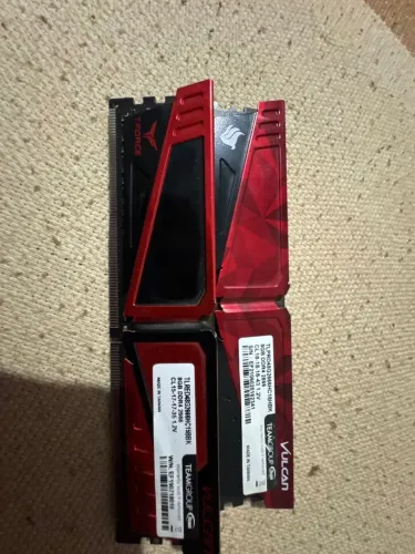 Memória ram vulcan tforce ddr4 2x8 2666mhz