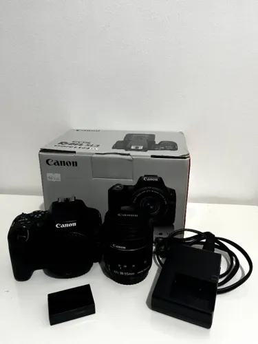 Canon SL3 4K + Lente 18-55mm IS STM | Caixa e NF