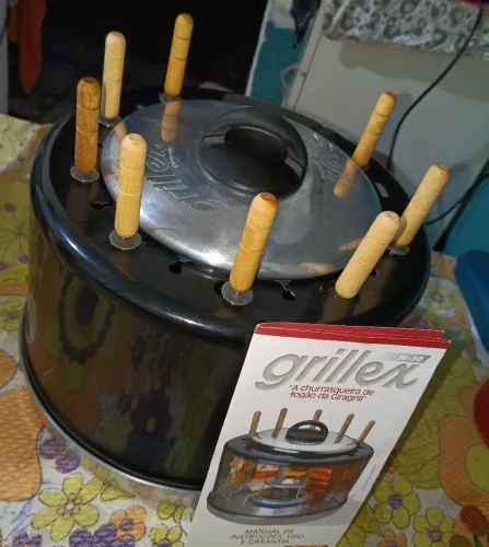 Grillex churrasqueira de fogão da gira grill 