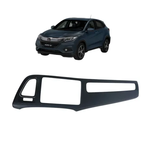 moldura painel central multimídia Honda hrv 2019 2020