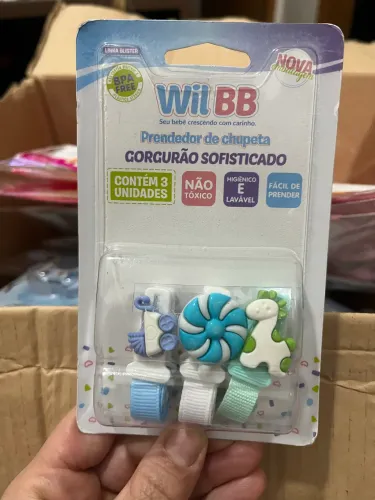 Prendedor de Chupeta Bebê