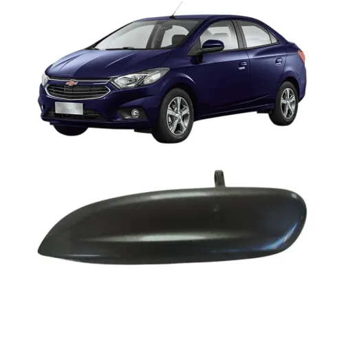 Maçaneta Externa Traseira Esquerda Chevrolet Prisma 13/21 Preto