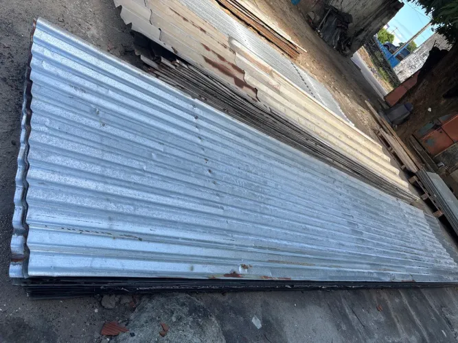 TELHAS ZINCO DE 2 A 5,9m