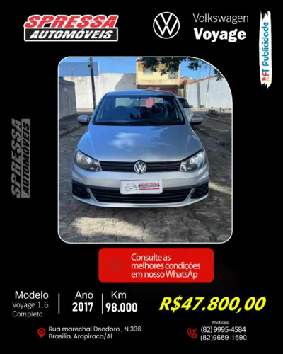 Volkswagen Voyage Trendline 1.6 T.flex 8V 4P 2017