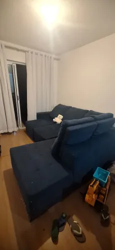 Sofá retrátil e reclinável com chase