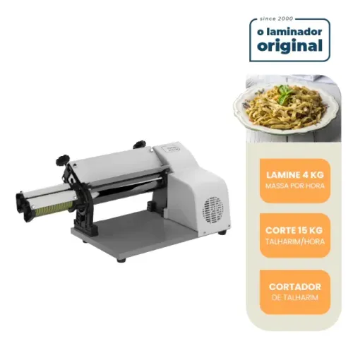 Laminador de massas elétrico