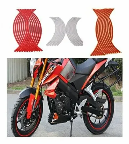 Fita refletiva roda Moto Carro ou Bike