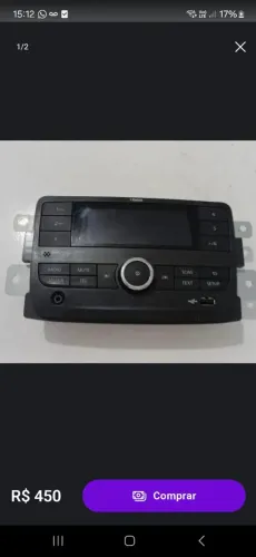 Rádio do Renault Kwid