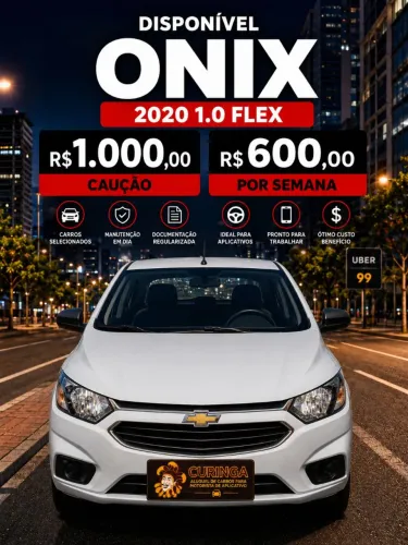 Aluguel de carro para motorista de aplicativo Uber 99
