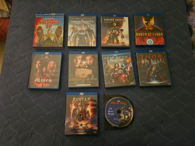 Discos bluray filmes 10 unidades