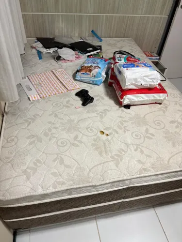 Cama Box de Casal Conjugada