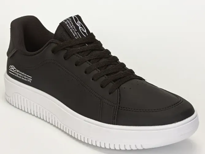 Tênis Olympikus Original Eros N.37 Preto Branco Novo