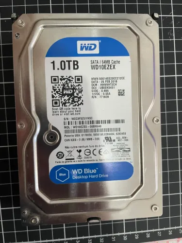 HD 1TB SATA 3.5 Para PC Desktop - Usado Funcionando Perfeitamente