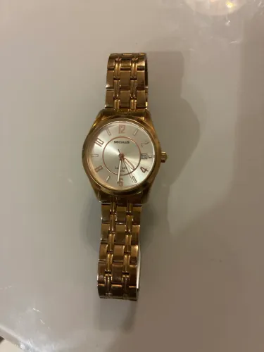 Relógio de pulso marca Seculus original feminino dourado 