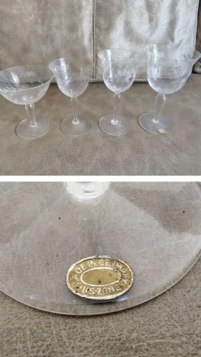 Taças de Cristais Antiguidades