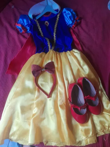 Fantasia Luxo Branca de Neve