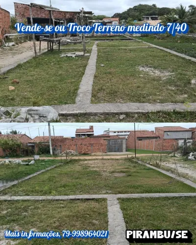 Vendo Terreno medindo 7/40