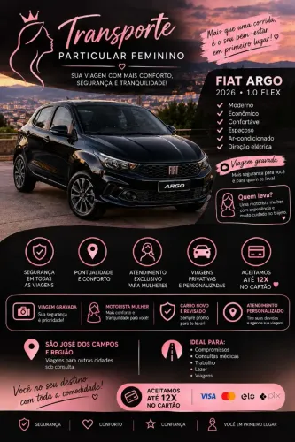 Motorista particular para Mulheres