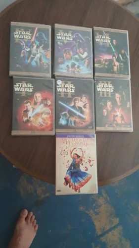 Saga Star Wars em dvd