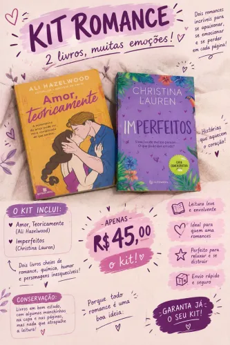 Kit Dois Livros De Romance-Usados